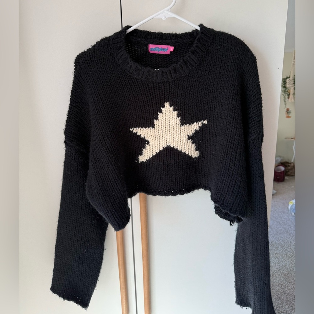 Cropped Knit sweater